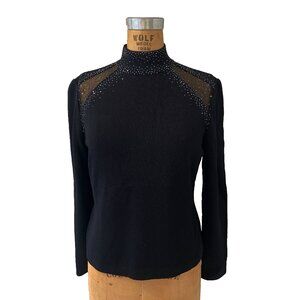 St John Evening sweater. Size 6. Black